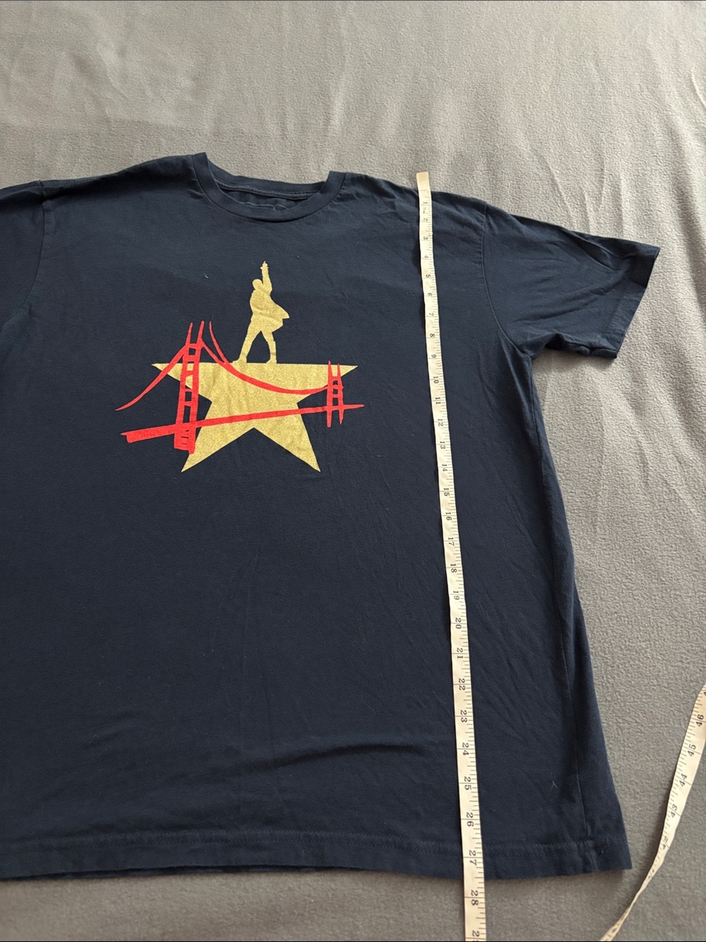 Hamilton San Francisco Graphic Tee Black XL Broadway Musical Shirt - Picture 5 of 8